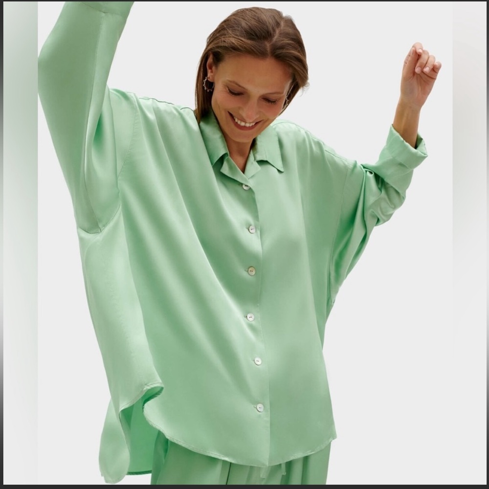 Sleeper Sizeless Mint Green Pajamas Set